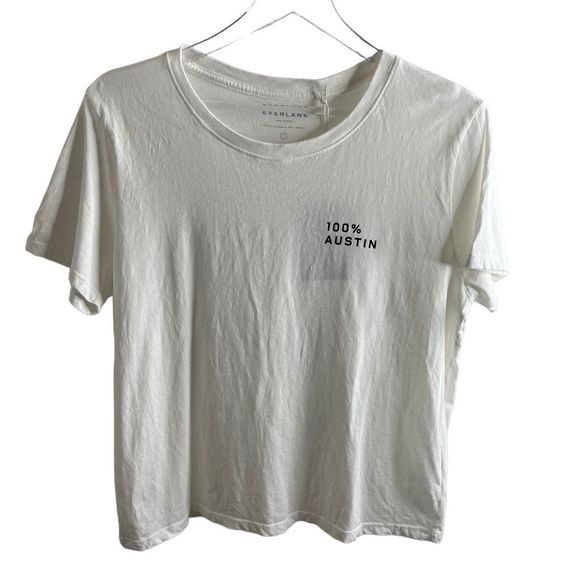 Everlane Tops - Everlane 100% Austin white short sleeve tee shirt NWT